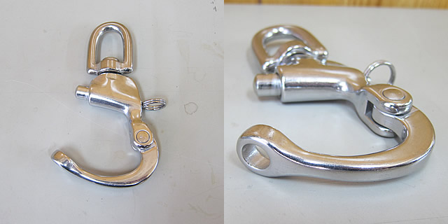 ステンレス製　スナップシャックル