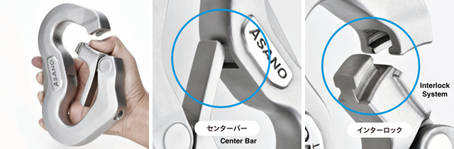 ステンレス製　スナップフックB型 漁具 まき網用金具