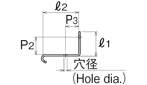 ステンレス製　ハッチ締金具