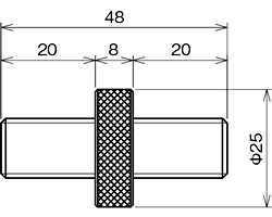 段付ボルト（ジョイントボルト）　ジョイントポール接続用パーツ