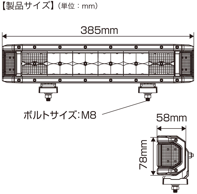 BMO コンボスーパーLEDライト32灯　[40A0022]　光度：8000lm