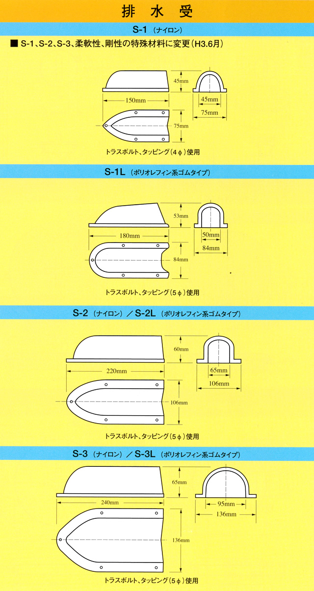 イケダ式 排水受 S-1 （ナイロン） 【イケダ商会】