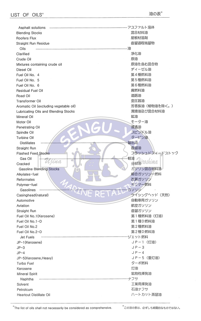 【港文庫】 油記録簿 油タンカー OIL RECORD BOOK　Oil tankers （A4サイズ）