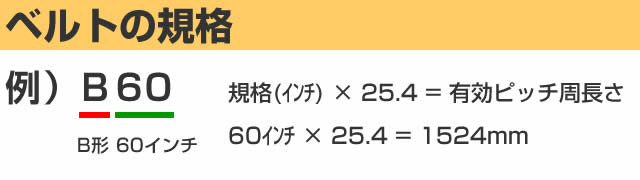 三ツ星ベルト スタンダードVベルト C形