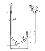 係船フックサイズ