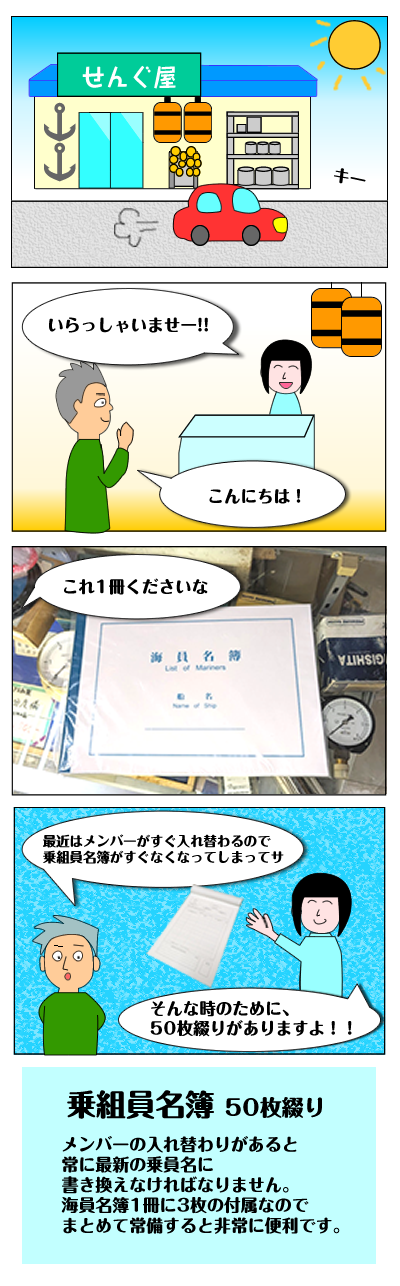 乗組員名簿　 A4サイズ