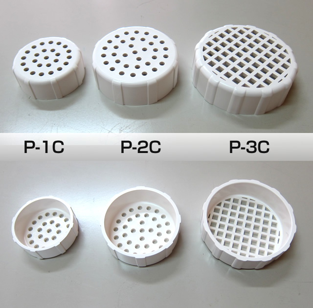 イケダ式 パイプ受け P-1C,P-2C,P-3C （塩ビ スカッパー） 【イケダ商会】