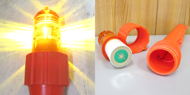 緑星社 乾電池式 小型標識灯 RX-2LED型　航路標識　シーライト